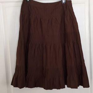 ALLISON TAYLOR A-LINE PLEATED SKIRT